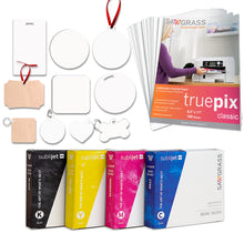Load image into Gallery viewer, Sawgrass UHD Virtuoso SG500 Sublimation Color Printer Starter Bundle with Inks,Sublimation Paper,Tape,Blanks,Designs and Access to Exclusive Content,White