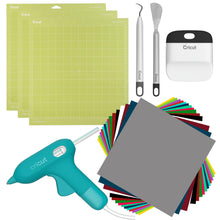 Load image into Gallery viewer, Cricut Value Starter Kit - Includes Premium Vinyl, Mats, Glue Gun, & Tools (for Cricut Maker & Explore Family Machines)