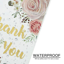 Load image into Gallery viewer, RUSPEPA 6x9 inches Poly Mailers Shipping Bags Thank You Notes Flowers Surrounded White Poly Mailers 2.3 Mil Heavy Duty Self Seal Mailing Envelopes - 100 Pack