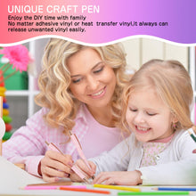 Load image into Gallery viewer, TECKWRAP Air Release Weeding Tool Pin Pen Vinyl Installation Weeding Tool for Vinyl DIY Craft Project (Glitter Pink)