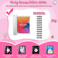 Load image into Gallery viewer, SAMONPOW for iPad 9th/ 8th/ 7th Generation Case (2021/2020/2019) Cute Rainbow Unicorn iPad Case 10.2 Inch for Kids Girls Teens with Strap Rotating Stand Handle Silicone Cover for iPad Cases 9th Gen