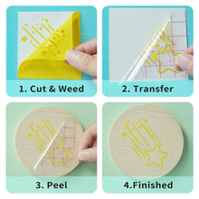 Load image into Gallery viewer, Huaxing Permanent Adhesive Vinyl Bundle - 90 Pack Vinyl Sheets (12”x12”, Glossy, Matte, Metallic) for Most Cutting Machines and Party Decoration, Sticker, Craft Cutter, Car Decal