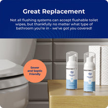 Load image into Gallery viewer, Squatty Potty Toilet Tissue Paper Foam Instant Wet Wipe Alternative - 2 Pack, 50 ml, 1.69 Fl Oz