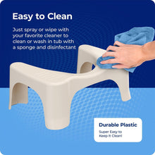 Load image into Gallery viewer, Squatty Potty Simple Bathroom Toilet Stool, Buttercream 7", Ergonomic Stool – Posture-Enhancing Bathroom Footrest for Improved Digestion & Constipation Relief