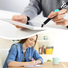 Load image into Gallery viewer, Engrowtic 90 Pcs Beadable Pens Kit, Include 30 Pcs 2 in 1 Plastic Stylus Beadable Pens Foil Thank You Cards with 30 Resealable Packaging Bags for School Office Party Supply Gifts