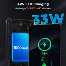 Load image into Gallery viewer, MUNBYN 11-inch Rugged Tablet ILT02, Android 14 UTV Tablet, 16GB+128GB with GPS, IP68 Weather Proof, 32MP+48MP Dual Camera, 4G LTE for Offroad UTV, Drone, 2Y Protection