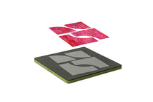 Load image into Gallery viewer, AccuQuilt Go Fabric Cutting Dies-Drunkard's Path 4-inch Finished Square, 30.48 x 26.67 x 1.65 cm, Multicoloured