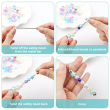 Load image into Gallery viewer, 50Pcs Blank Beadable Keychain Bars,Metal Bead Keychain Making Kit,Link Detachable Key Chain,Blanks Keychain Making Supplies for Pendant DIY Crafts Jewelry Making Gift(Silver)