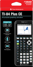 Load image into Gallery viewer, Texas Instruments TI-84 Plus CE Color Graphing Calculator, Black