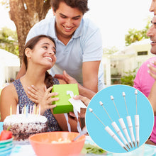 Load image into Gallery viewer, DASTTUIS 150 Pieces DIY Beadable Pen Kit – 50 Plastic Ballpoint Pens with Refills & Bags – School Supplies, Office Accessories & Decorative Items for Students & Teachers (White)