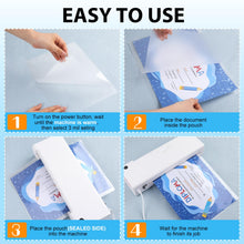 Load image into Gallery viewer, 300 Pack Laminating Sheets, 3 Mil, 9 x 11.5 Inches Thermal Laminating Pouches Lamination Sheet Paper for Laminator, Clear, Letter Size, Office and School Supplies