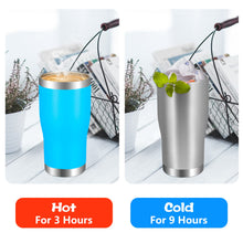 Load image into Gallery viewer, 20oz Tumbler Stainless Steel Tumbler Cup with Lid And Straw Vacuum Insulated Double Wall Travel Coffee Mug(Stainless 12 Pack)