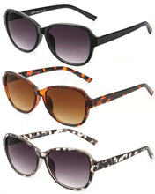 Load image into Gallery viewer, JOLISU 3 Pack Bifocal Reading Sunglasses for Women,2 in 1 Sun Readers with Spring Hinge & UV400 Protection (2.00)