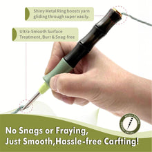 Load image into Gallery viewer, Punch Needle Tool Kit - Ergonomic Handle, 8 Interchangeable Needles (5mm/3.5mm), Storage Box & Essential Accessories |Ideal Gift