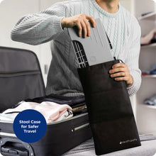 Load image into Gallery viewer, Squatty Potty Porta Traveler Foldable Toilet Stool for Travel, 7" Height, Gray