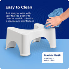 Load image into Gallery viewer, Squatty Potty The Original Bathroom Toilet Stool Height, White, 9 Inch (Pack of 1)