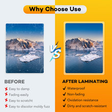 Load image into Gallery viewer, 300 Pack Laminating Sheets, 3 Mil, 9 x 11.5 Inches Thermal Laminating Pouches Lamination Sheet Paper for Laminator, Clear, Letter Size, Office and School Supplies