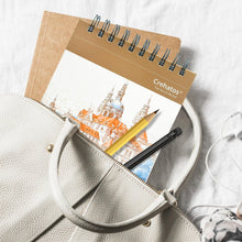 Load image into Gallery viewer, Crehatos 5.5" x 8.5" Sketch Book, Top Spiral Bound Sketch Pad, 100 Sheets Each 68lb/100gsm Drawing Paper, 2 Pack