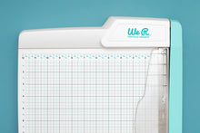 Load image into Gallery viewer, We R Memory Keepers Guillotine Trimmer – 12" Large Paper Cutter with 1/4-Inch Grid, Cuts Up to 10 Sheets, Perfect for Scrapbooking, Journals, Cards, and Craft Projects, Blue