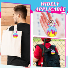 Load image into Gallery viewer, Equsion 144 Pcs Softball Gifts for Team Ice Cream Drip Softball Keychain DIY Craft Making Kit Acrylic Ice Cream Drip Charms Beads Key Rings for Sport Party Favor Backpack Accessories Decoration