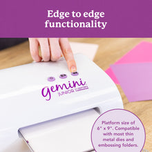 Load image into Gallery viewer, Gemini Twin-Function Cutter & Embosser Crafter's Companion Gemini Junior Jnr Portable Die Cutting and Embossing Machine, White