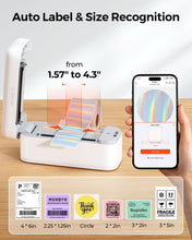 Load image into Gallery viewer, MUNBYN Bluetooth Thermal Label Printer RealWriter RW402B, 4x6 Shipping Label Printer for Small Business, Compatible with Android, iPhone and Windows, Mac, Chromebook, Ebay, USPS, FedEx, Shopify