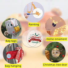 Load image into Gallery viewer, 100 Pcs Round Acrylic Keychain Blanks 2Inch Circle Acrylic Blanks with Hole,Clear Acrylic Discs Circles Bulk for Keychains Ornament Painting and Vinyl Crafts Projects