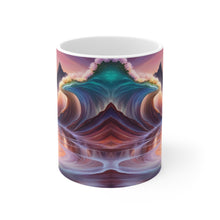 Load image into Gallery viewer, Pastel Sea-life Sunset #23 Ceramic Mug 11oz mug AI-Generated Artwork