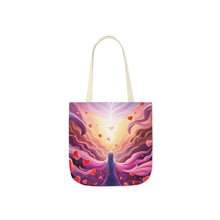 Load image into Gallery viewer, Pink Heart Series #11 Fashion Graphic Print Trendy 100% Polyester Canvas Tote Bag AI Image