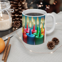 Load image into Gallery viewer, Happy Birthday Candles #6 Ceramic 11oz Mug AI-Generated Artwork