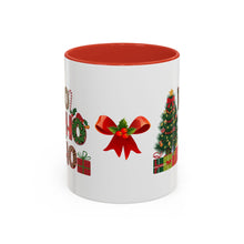 Load image into Gallery viewer, Christmas Coffee Mug - Merry Christmas Tree with Gifts Ho Ho Ho