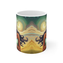 Load image into Gallery viewer, Beyond the Universe Female Queen #4 Mug 11oz mug AI-Generated Artwork