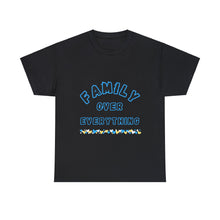 Load image into Gallery viewer, Muse Wearable Blue Border Family Over Everything Unisex Cotton Crewneck T-Shirt