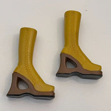 Load image into Gallery viewer, Bratz Footwear Knee High Tan Open Wedge Brown Bottom Platform