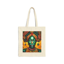 Load image into Gallery viewer, Colors of Africa Warrior King #11 100% Cotton Canvas Tote Bag 15" x 16"