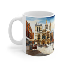 Load image into Gallery viewer, At the Cafe Westminster Abbey London #9 Mug 11oz mug AI-Generated Artwork