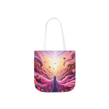Load image into Gallery viewer, Pink Heart Series #11 Fashion Graphic Print Trendy 100% Polyester Canvas Tote Bag AI Image