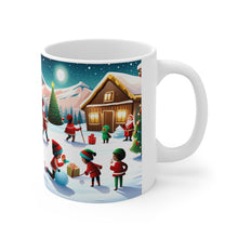 Load image into Gallery viewer, Merry Christmas Skiing Gifts for me #9 Mug 11oz mug AI-Generated Artwork