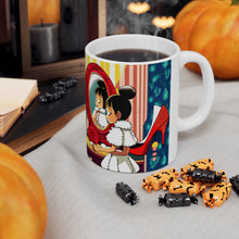 Load image into Gallery viewer, Playing Dress up Just Like Mommie #3 Mug 11oz mug AI-Generated Artwork