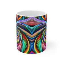 Load image into Gallery viewer, Fusion of Bright Feathers in Motion #1 Mug 11oz mug AI-Generated Artwork