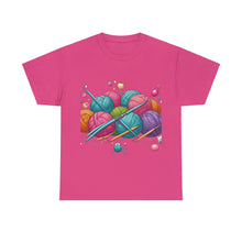 Load image into Gallery viewer, Crafter Knitting Yarn Balls T-Shirt 100% Cotton