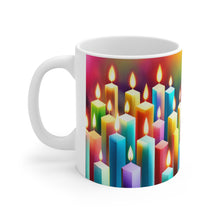 Load image into Gallery viewer, Happy Birthday Candles #5 Ceramic 11oz Mug AI-Generated Artwork