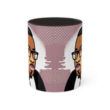Load image into Gallery viewer, Colors of Africa Pop Art Black History Colorful #19 AI 11oz Black Accent Coffee Mug