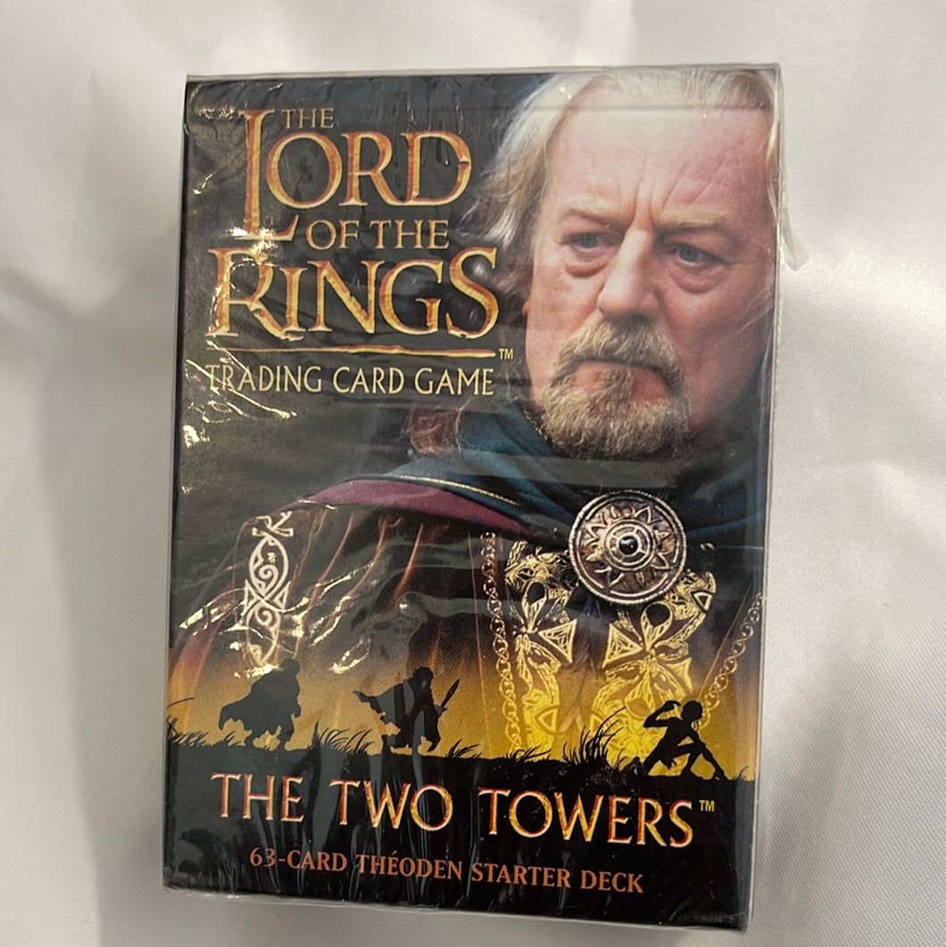 2002 Decipher Lord Of The Rings Card Game Theme Starter Deck Two Towers Theoden