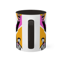 Load image into Gallery viewer, Colors of Africa Pop Art Colorful #1 AI 11oz Black Accent Coffee Mug
