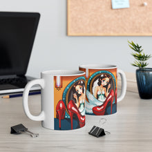Load image into Gallery viewer, Playing Dress up Just Like Mommie #5 Mug 11oz mug AI-Generated Artwork