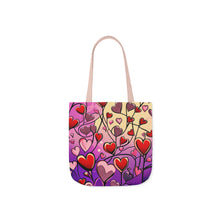 Load image into Gallery viewer, Pink Heart Series #17 Fashion Graphic Print Trendy 100% Polyester Canvas Tote Bag AI Image
