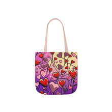 Load image into Gallery viewer, Pink Heart Series #17 Fashion Graphic Print Trendy 100% Polyester Canvas Tote Bag AI Image