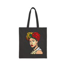 Load image into Gallery viewer, Colors of Africa Queen Mother #14 100% Cotton Canvas Tote Bag 15" x 16"