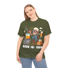 Load image into Gallery viewer, Beer Crafter Beer IQ: 1000 Brewing T-Shirt 100% Cotton Classic Fit